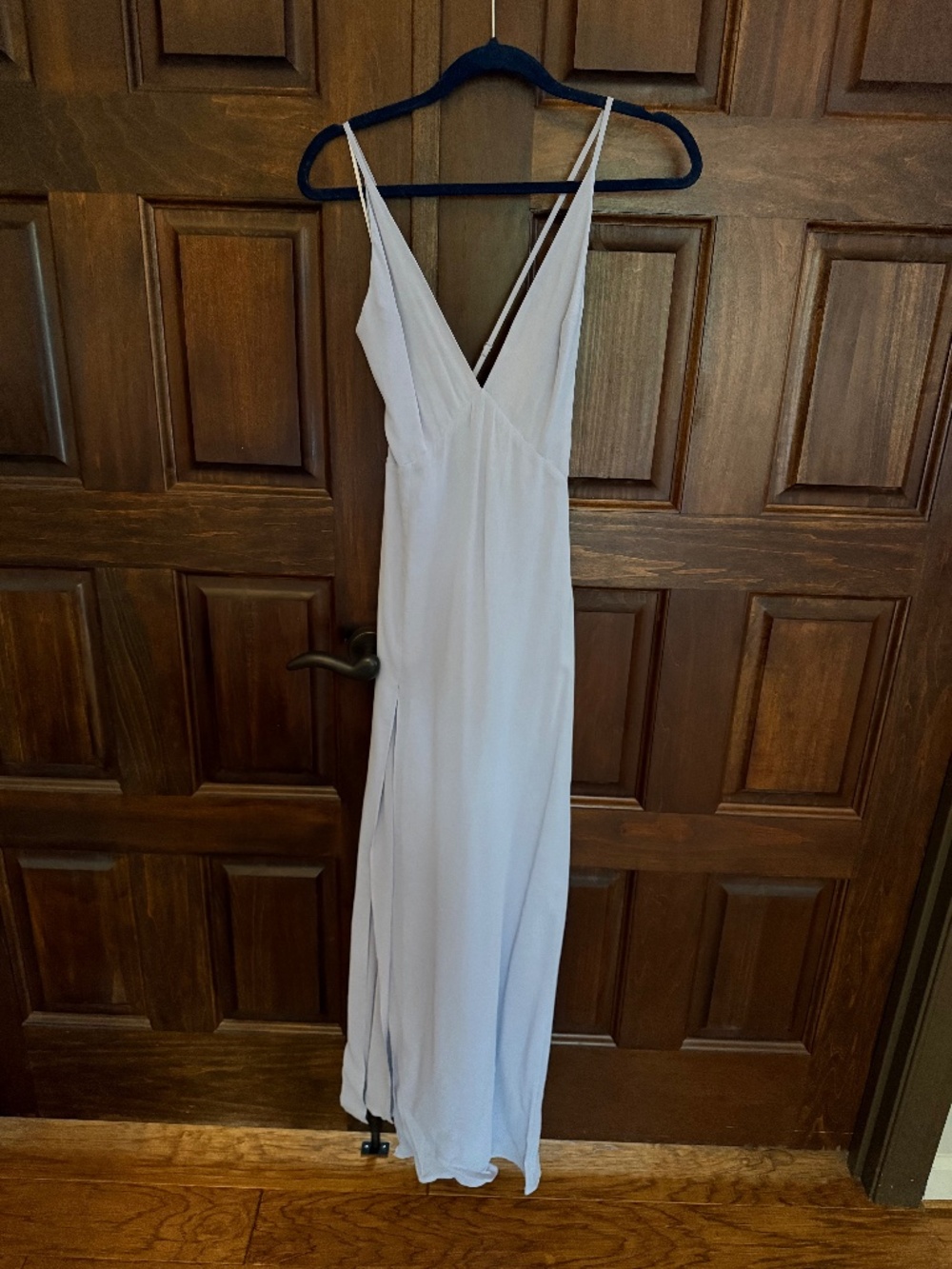 Reformation Zani maxi dress in ICE Blue NWOT